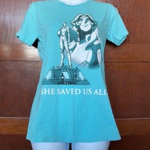 Turquoise Voltron T-shirt